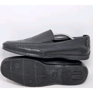 Mephisto Edlef Black Leather Loafers Slip On Cool-Air Shoes Men's Sz 12 Portugal